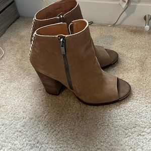 Lucky Brand open toe booties